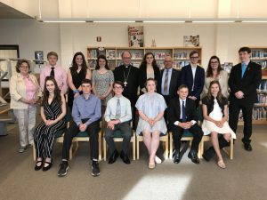 student winners and presenters group image