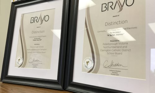 photo of communication awards.