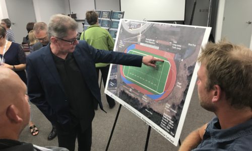 Open house for Holy Cross CSS Track Field