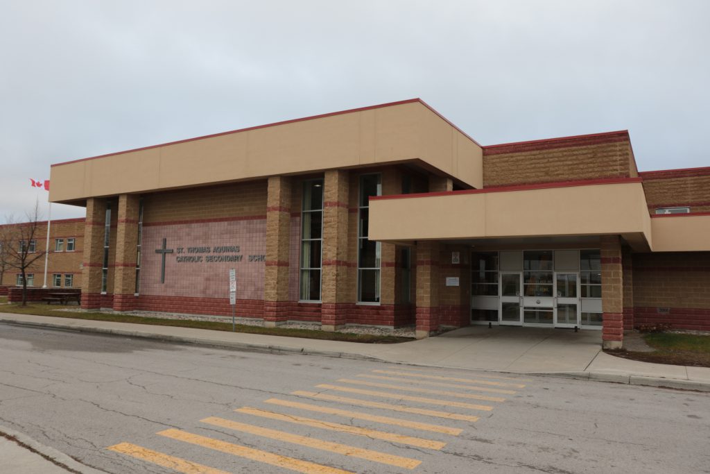school entrance