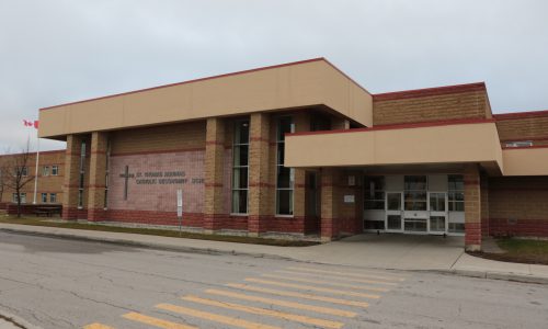 school entrance