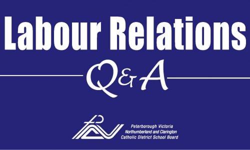 Labour relations Q and A notice