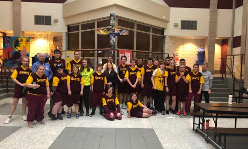 t. Peter Special Olympics Basketball Team Group Photo