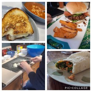 Collage of Student Culinary Projects 