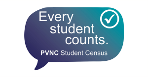 A logo depicting the Every Student Counts Student Census 