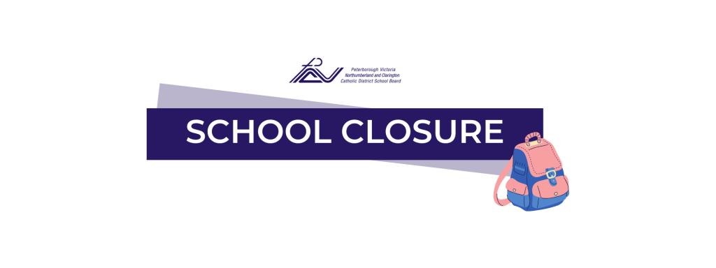 School Closure Banner