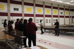 students instructed in drone course