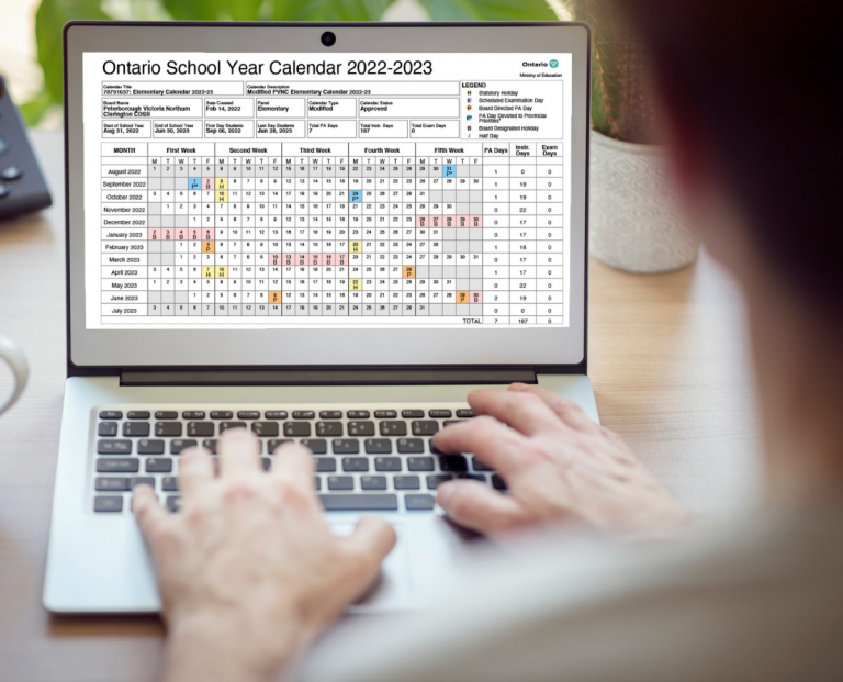 20222023 School Year Calendar available now PVNCCDSB