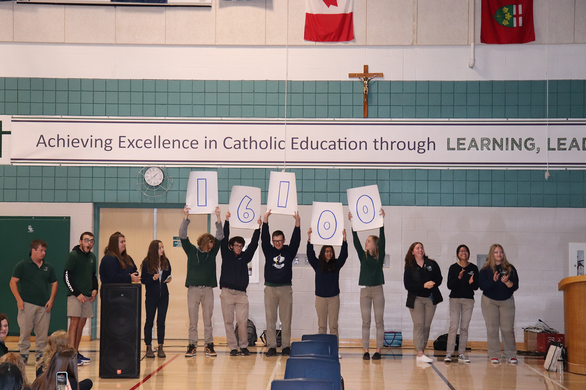 St. Mary presents final fundraising amount of $16,100