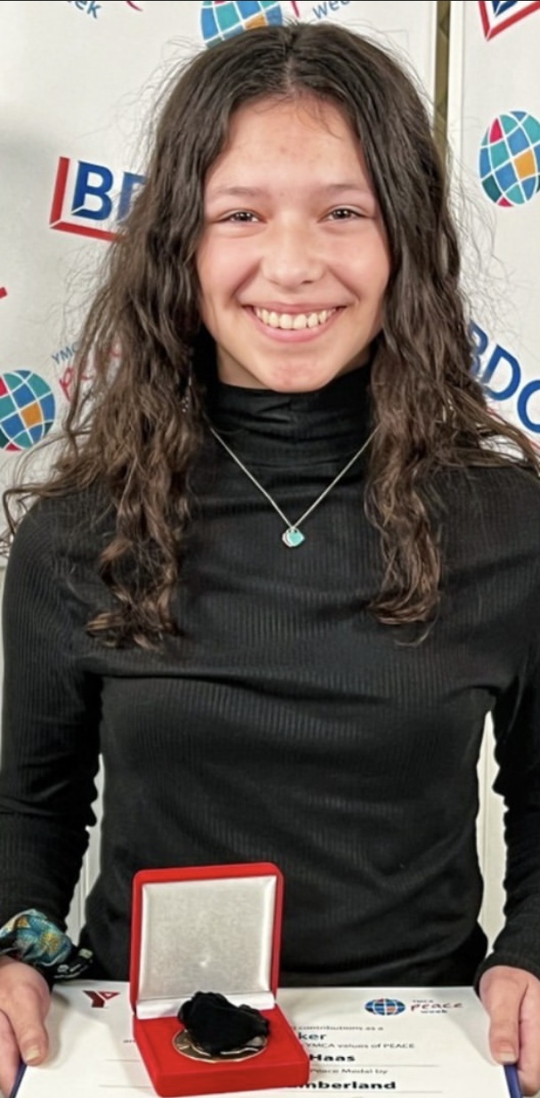 Gabriella deHaas peace medal