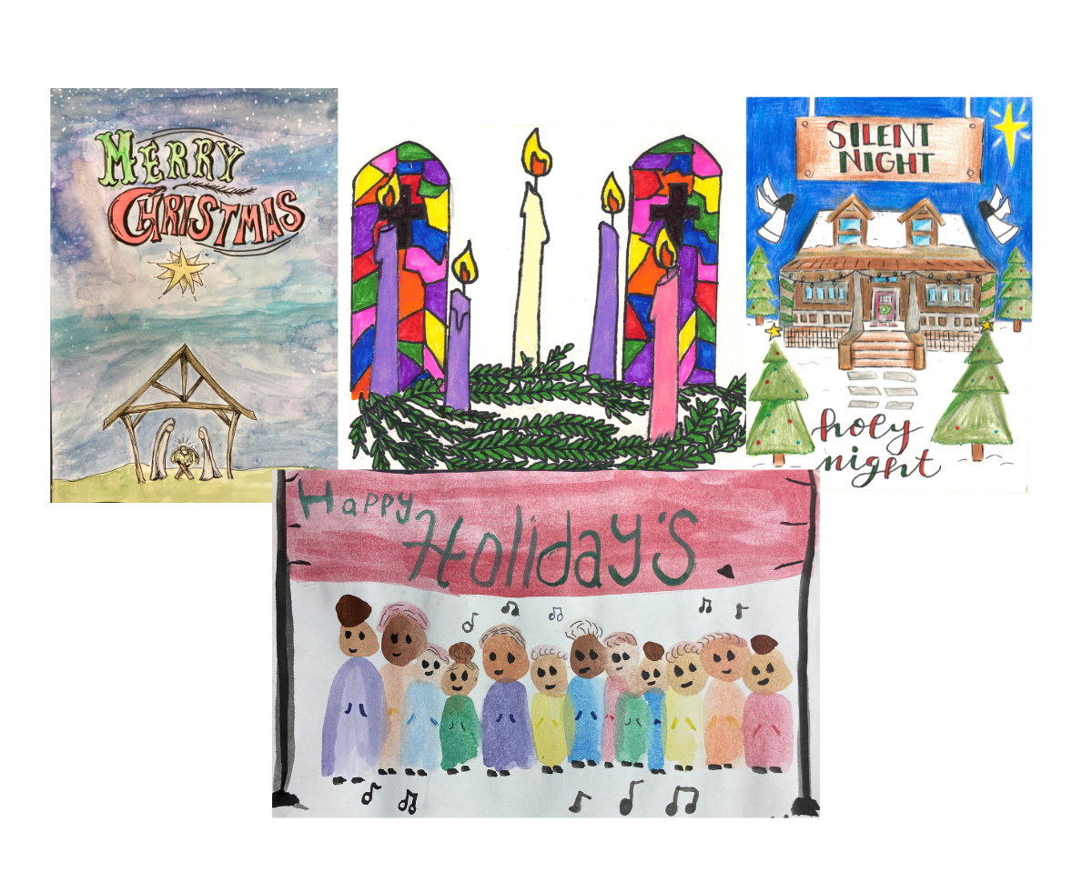 Christmas Art Web Post collage