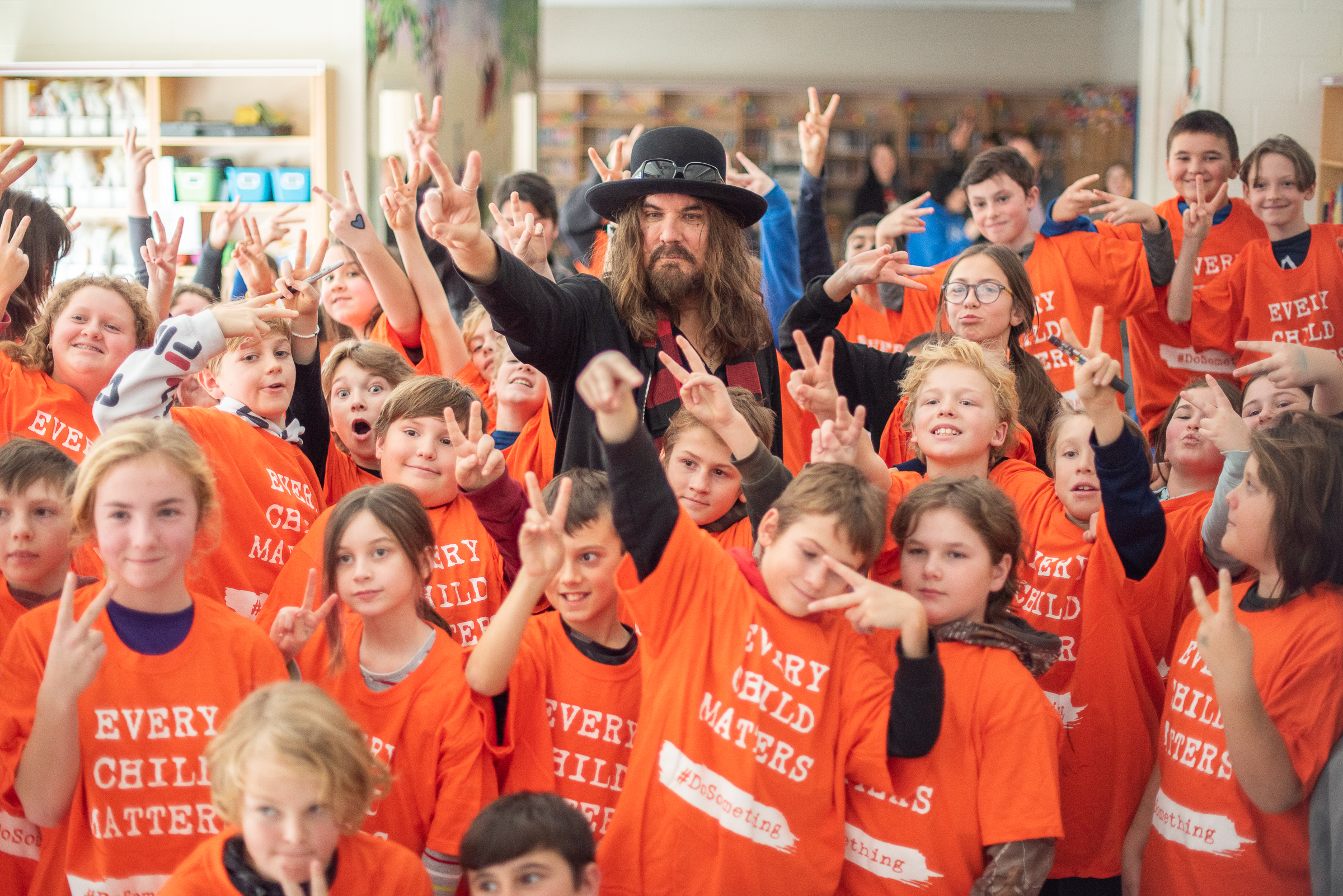 Tom Wilson Visit Immaculate Conception CES