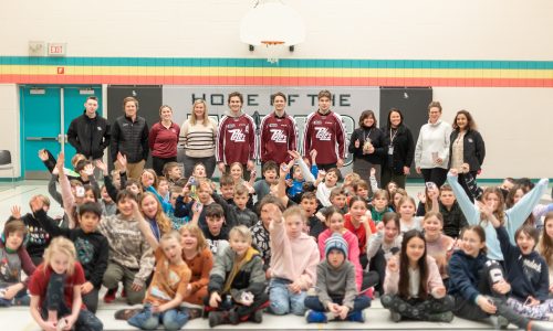 Schools take part in Peterborough Petes Ball Hockey program