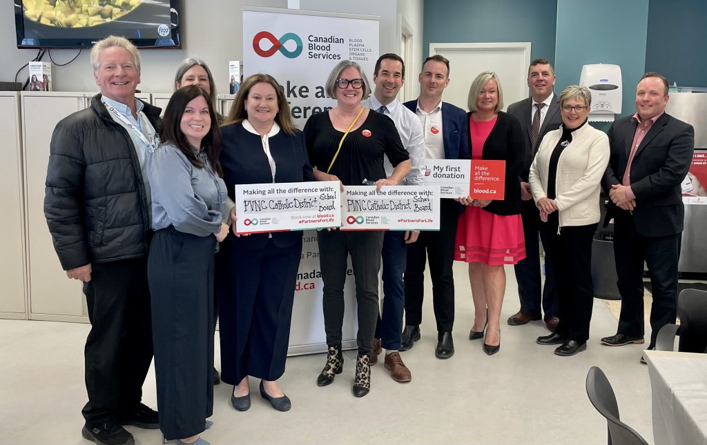 Group photo of PVNC group donation