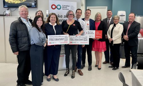 Group photo of PVNC group donation