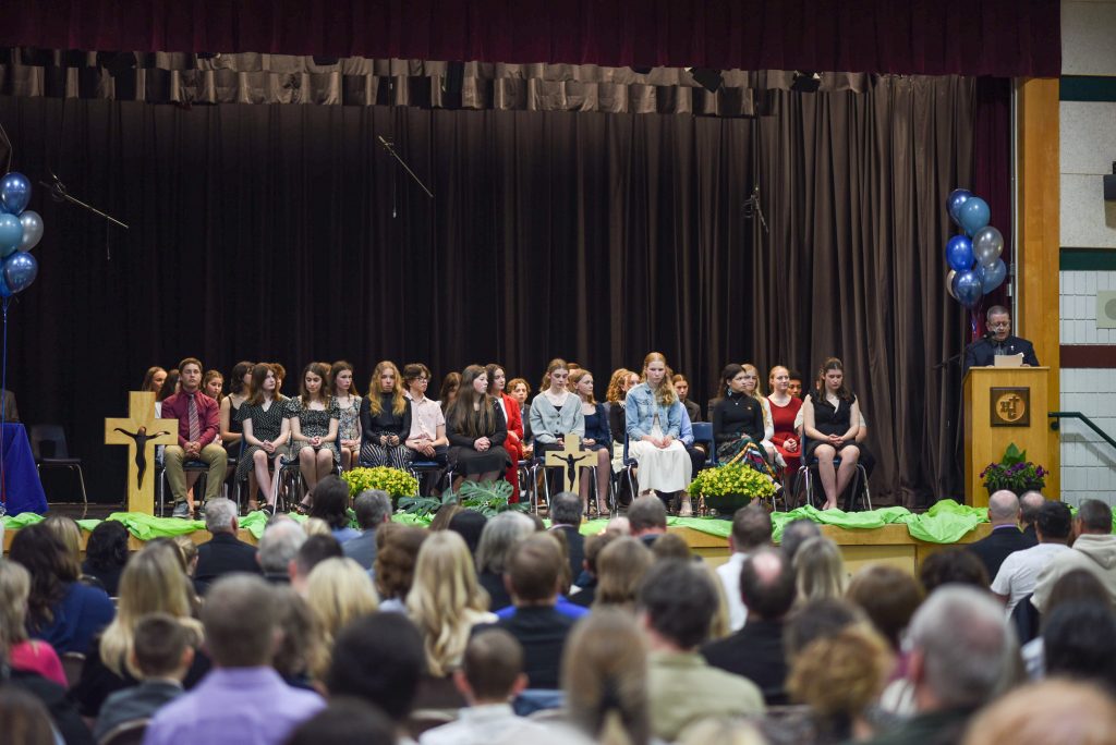Catholic Student Leadership Awards, group shot