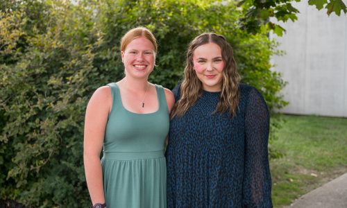 Claire Heitzner and Madelyn Gaskell
