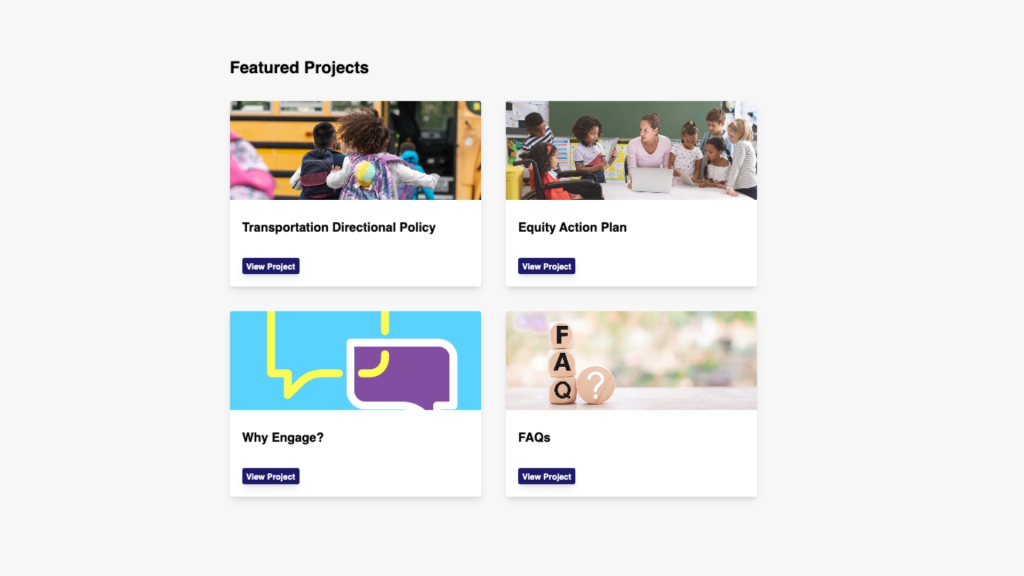 Consultation projects