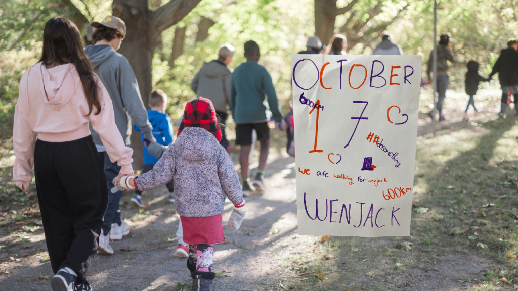 walk for wenjack st joseph bowmanville