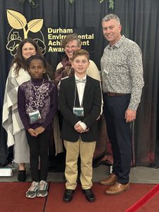 Photo of MLC students at Durham Environmental Awards