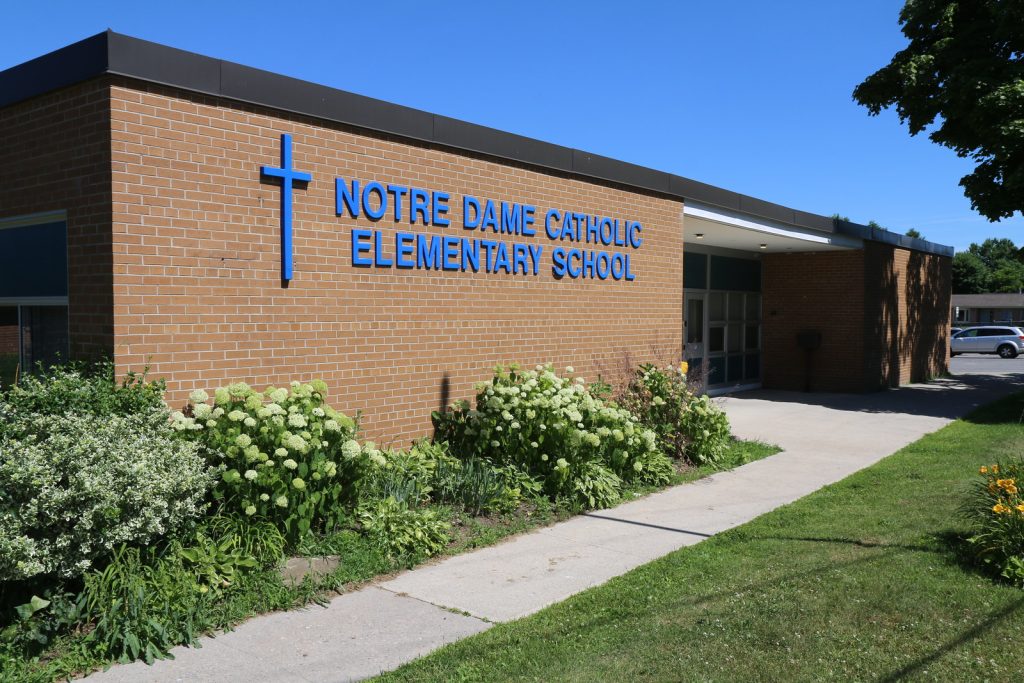 Exterior of a school