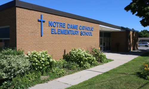 Exterior of a school