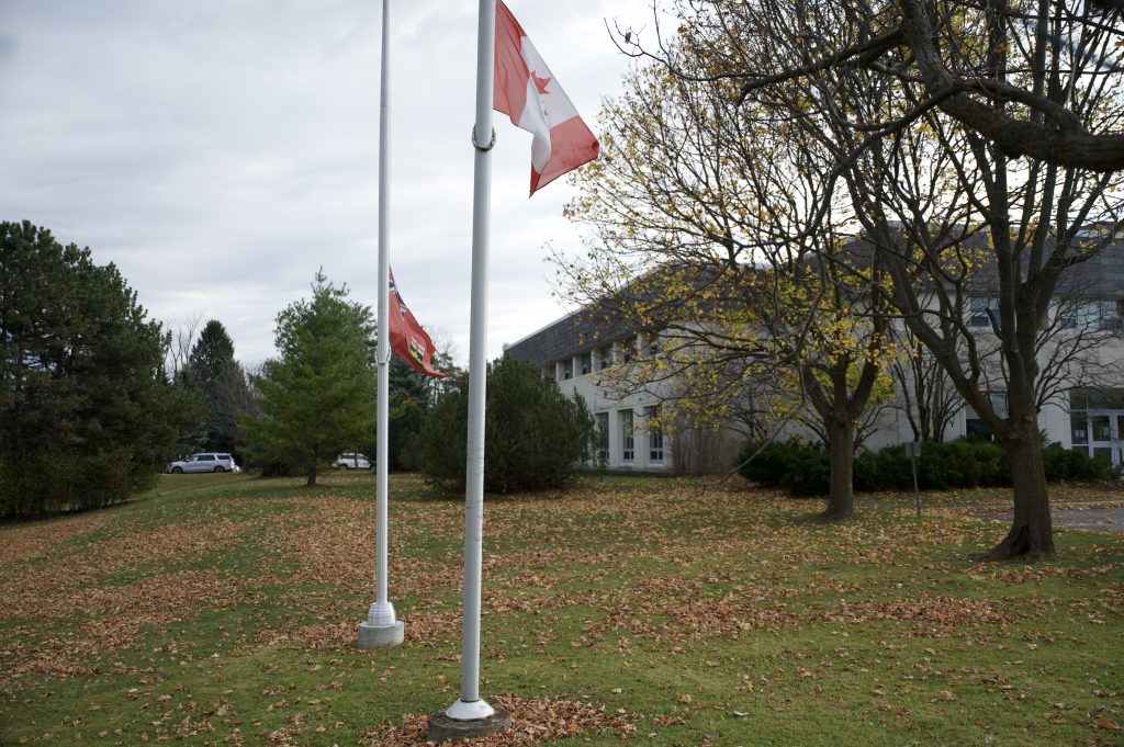 Flags lowered to half-mast in honour of Indigenous Veterans Day and Remembrance Day.