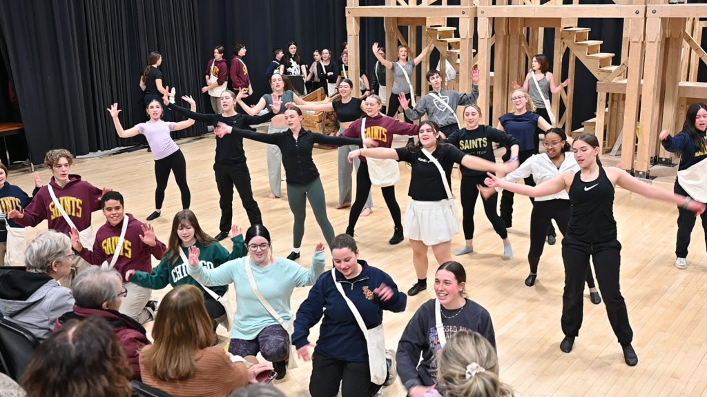 Group of students in a musical
