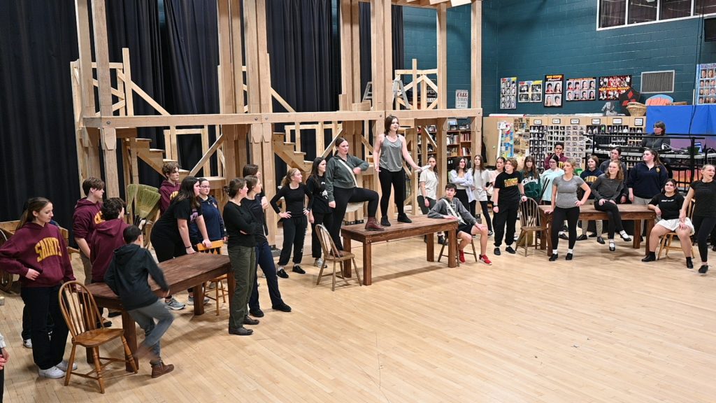 Group of students in a Musical