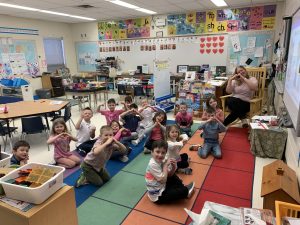 Students celebrating Pink Shirt Day
