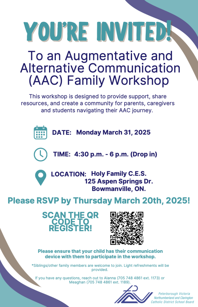Poster for the AAC Workshop.